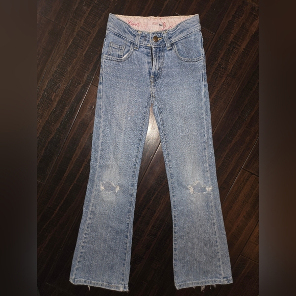 Levi's 512 Stretch Flare Jeans sz 7 Slim - Picture 1 of 6